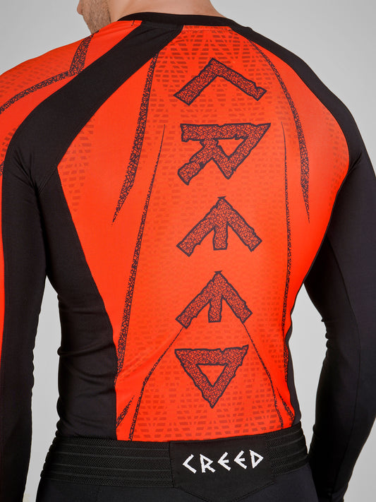 Creed Men's Full Sleeve Compression Top - SAF Design (Rash Guard)