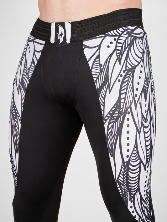 Creed Men's Compression Pants – Twin Eagles Design (Rash Guard)