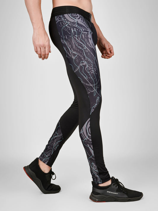 Creed Men's Compression Pants – Leviathan Design (Rash Guard)