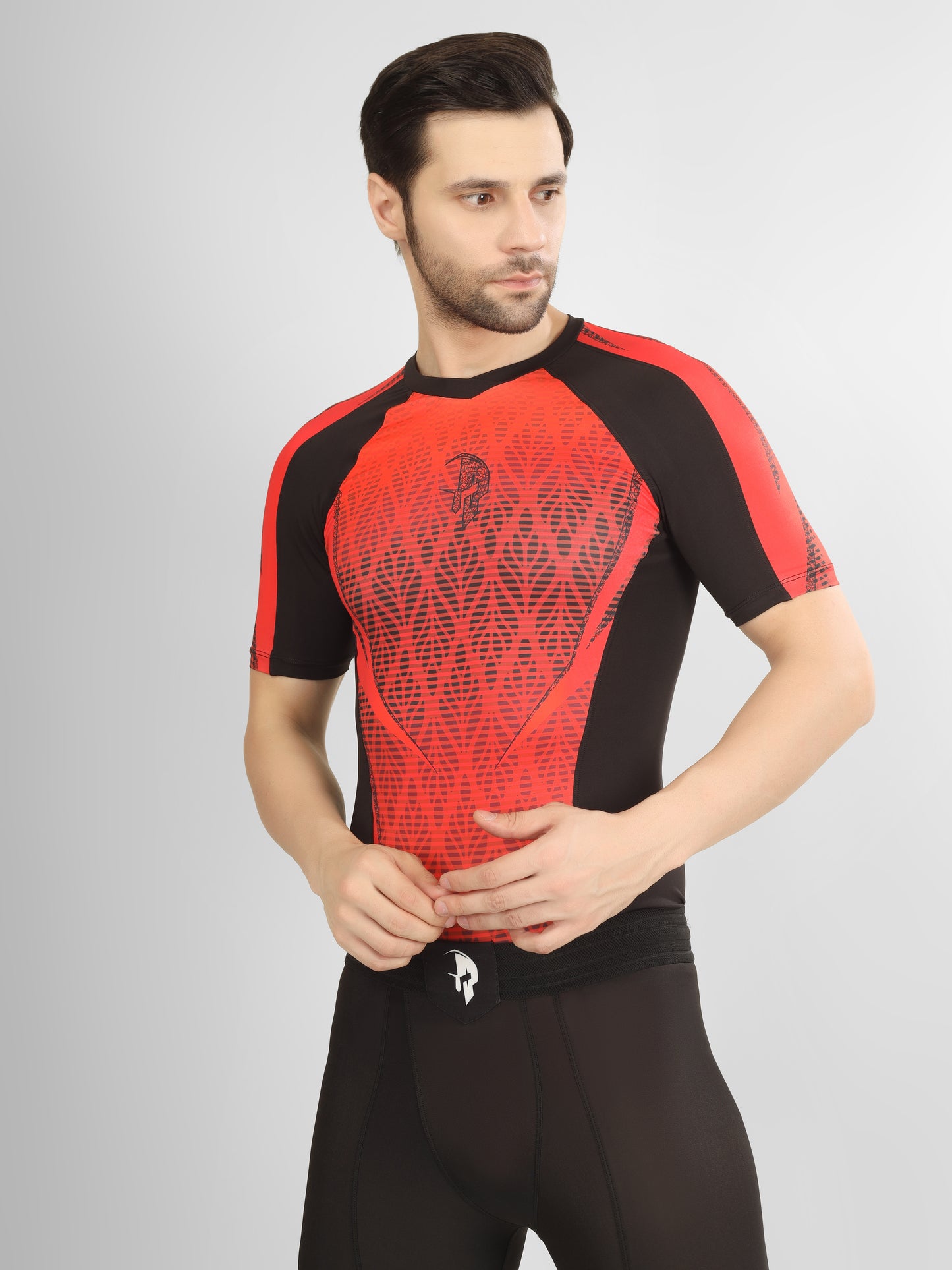 Creed Men's Short Sleeve Compression Top - SAF Design (Rash Guard)