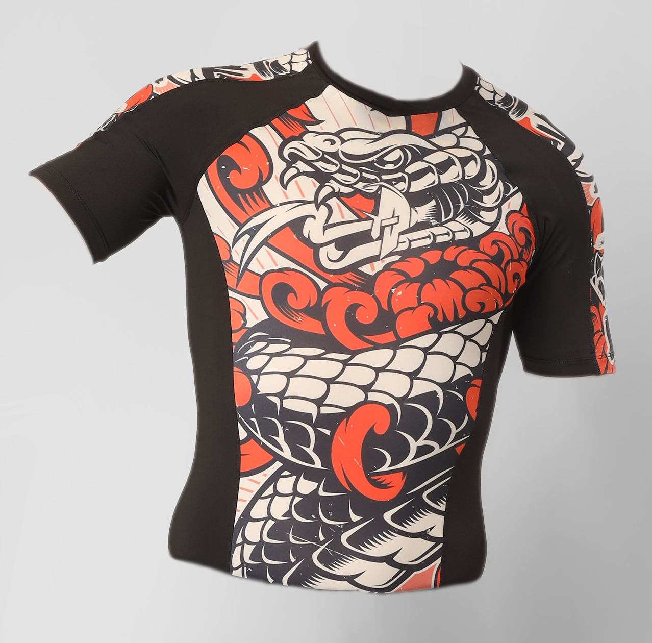 Creed Men's Short Sleeve Compression Top - Bushido Design