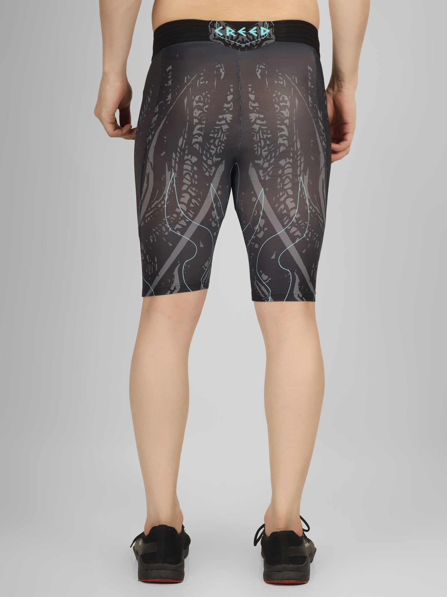 Creed Men's Compression Shorts – Leviathan Design (Rash Guard)
