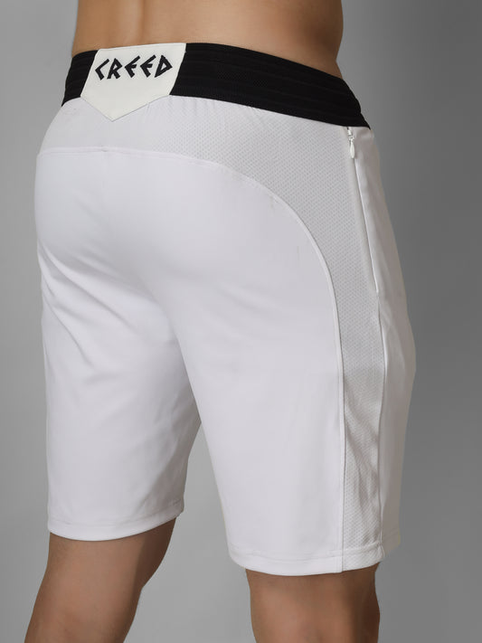 Leo Training Shorts – Pure White