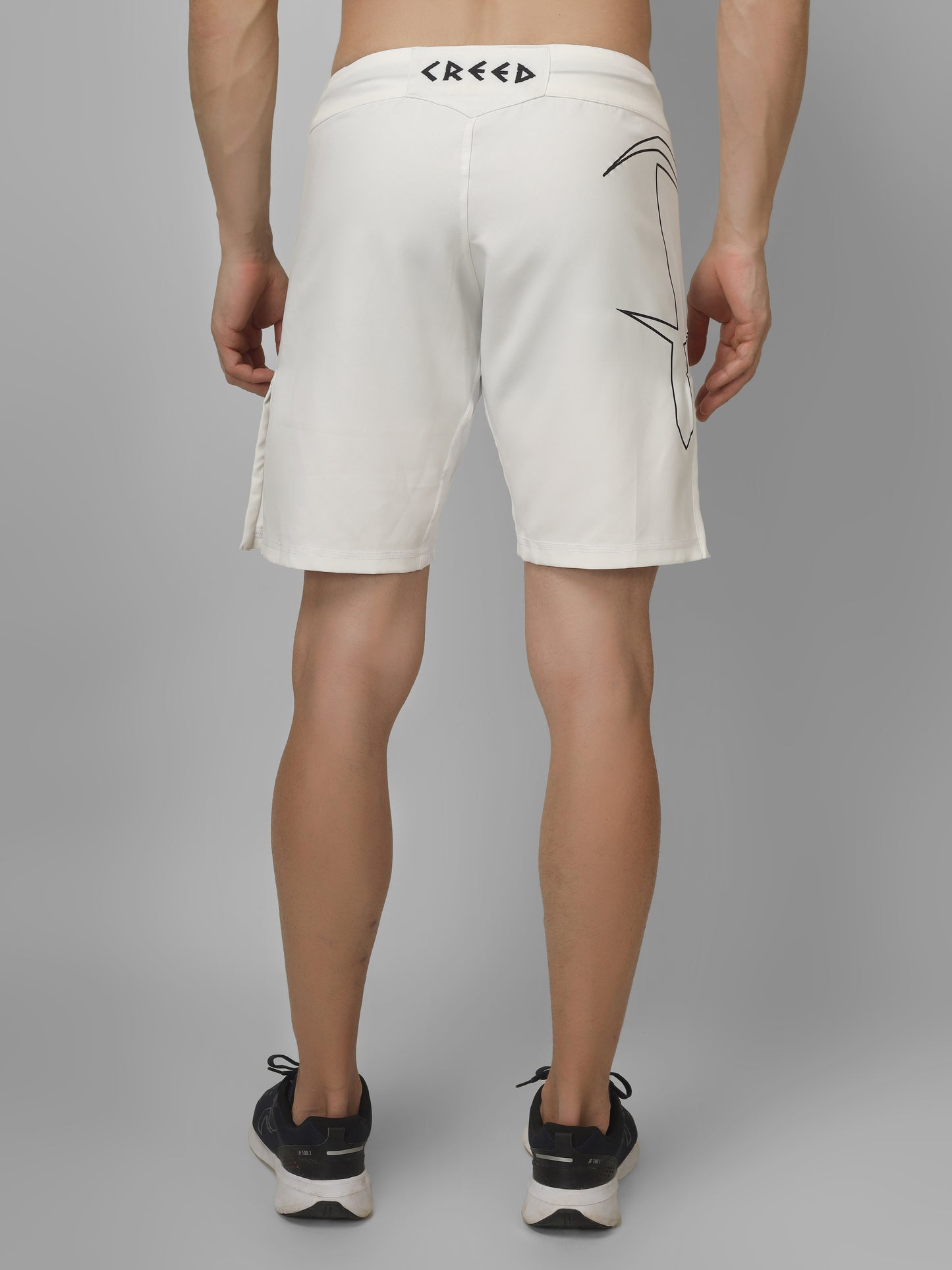 Draco Fight Shorts – White