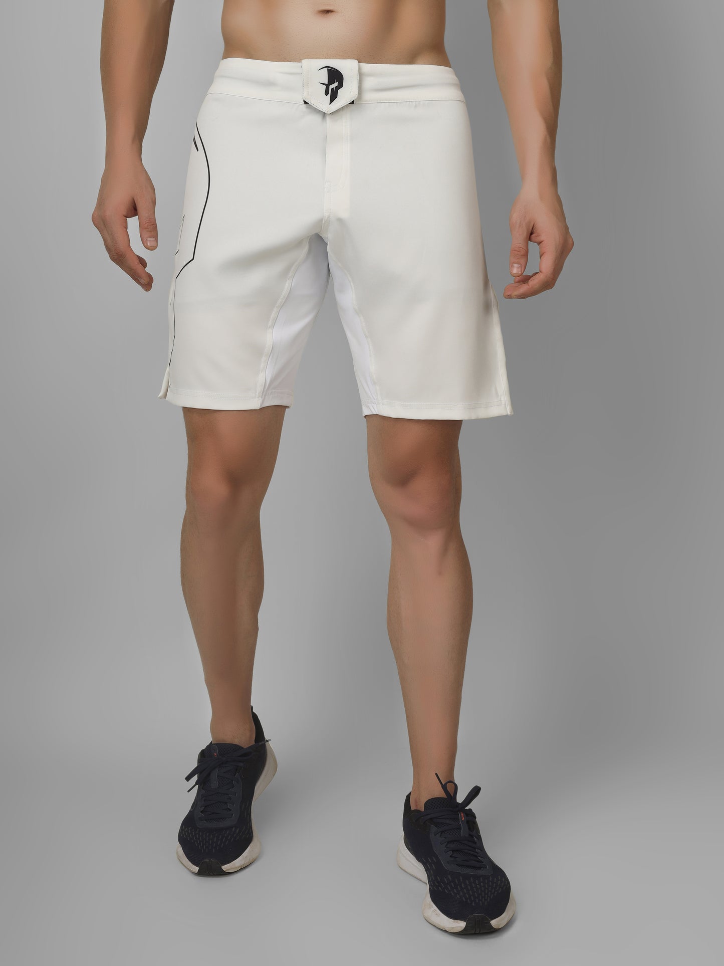 Draco Fight Shorts – White