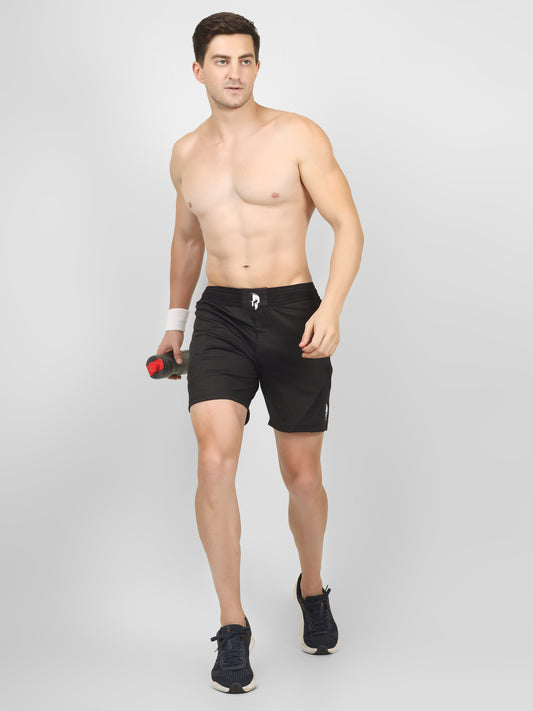 Leo Training Shorts - Solid Black