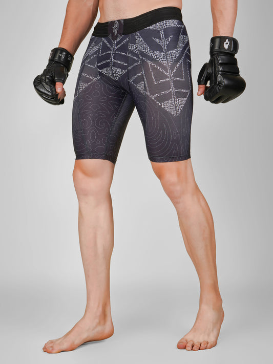Creed Men's Compression Shorts - TĀ MOKO Design (Rash Guard)