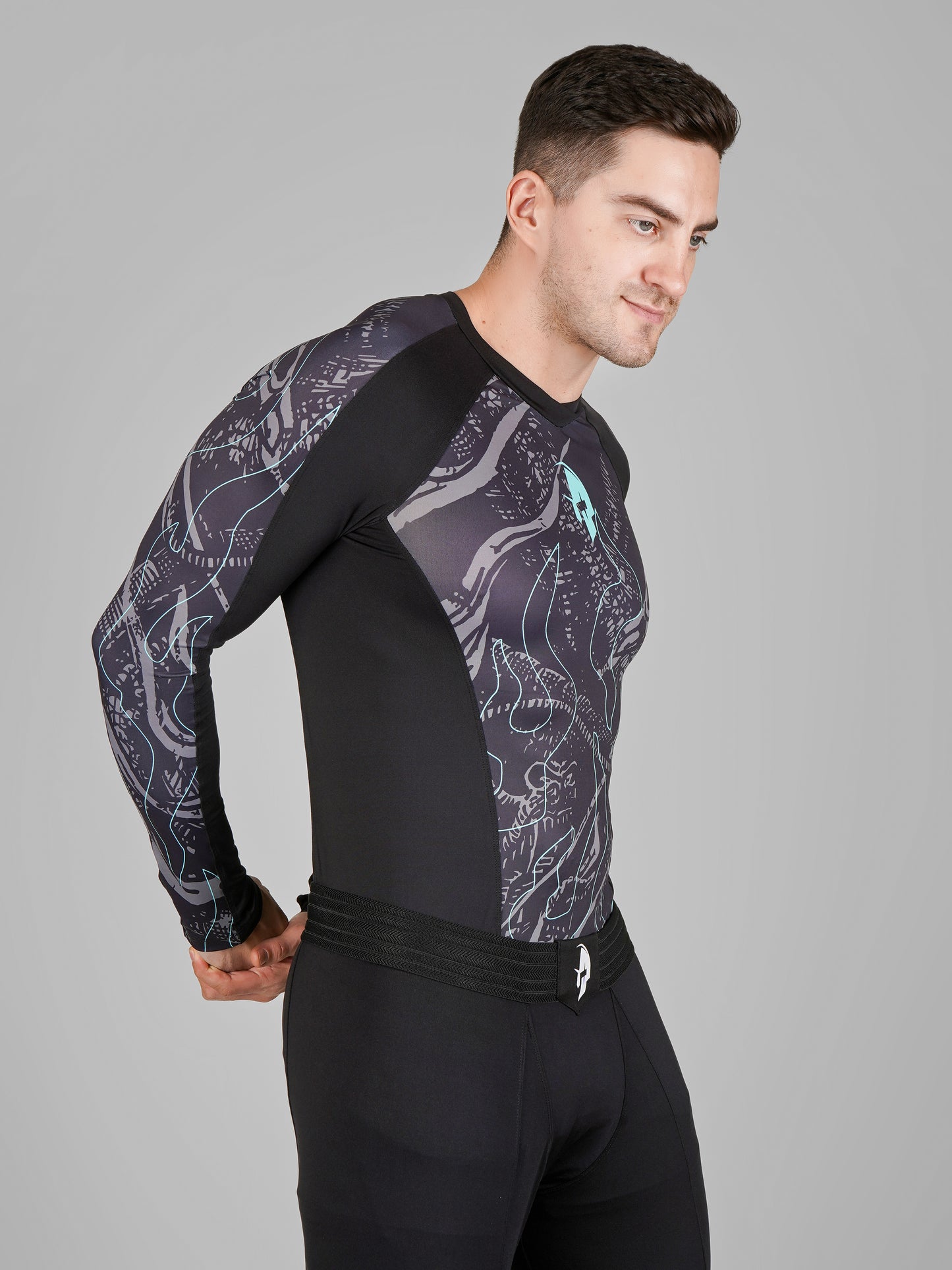 Creed Men's Full Sleeve Compression Top - Leviathan Design (Rash Guard)