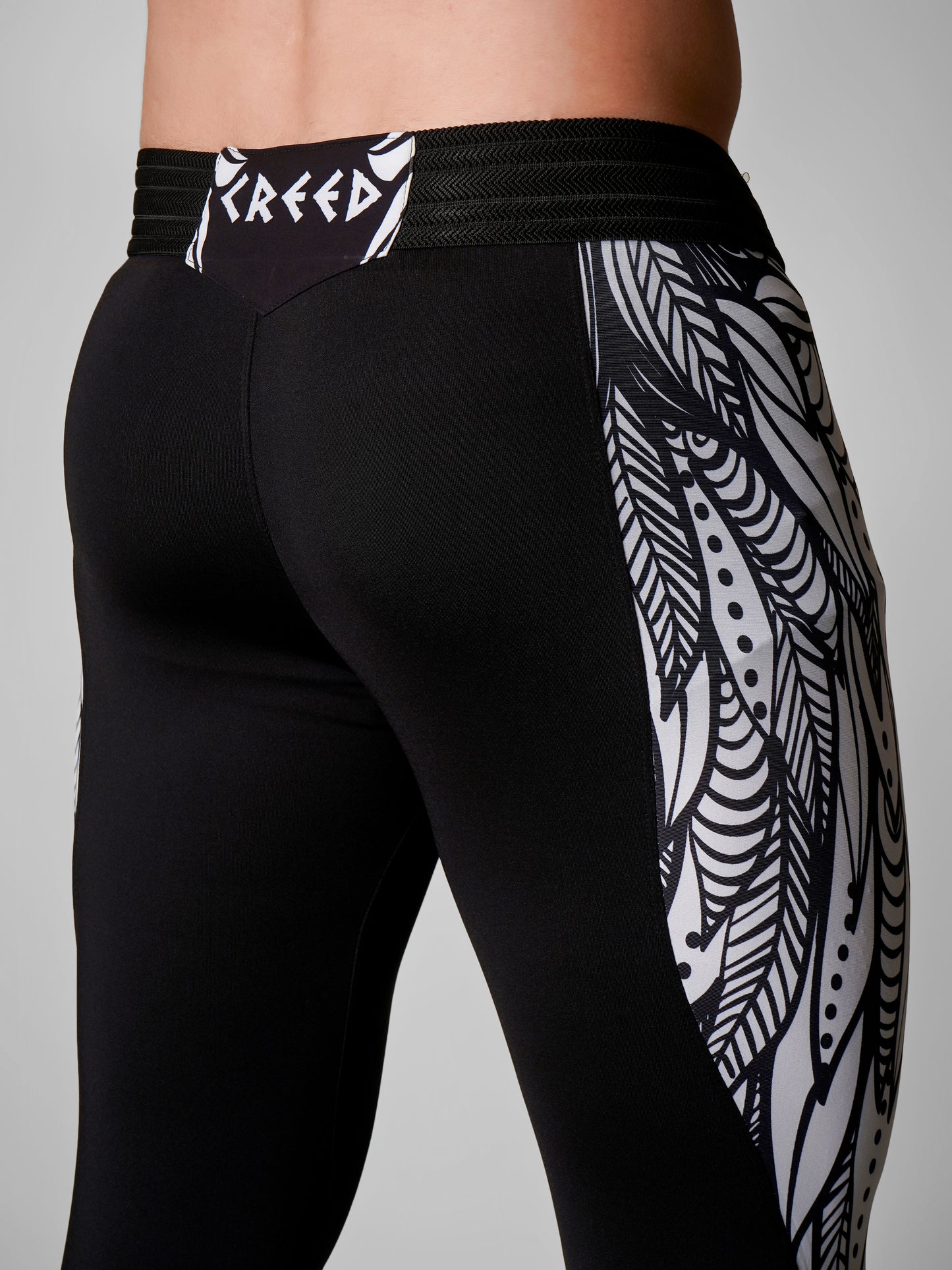 Creed Men's Compression Pants – Twin Eagles Design (Rash Guard)