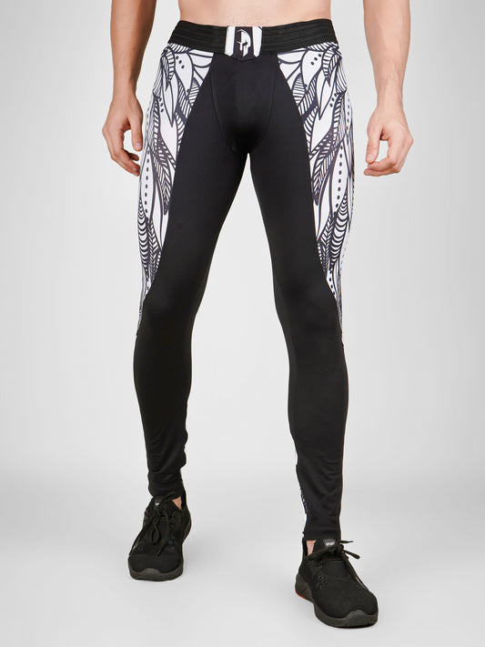 Creed Men's Compression Pants – Twin Eagles Design (Rash Guard)