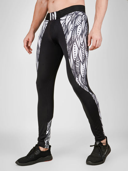 Creed Men's Compression Pants – Twin Eagles Design (Rash Guard)