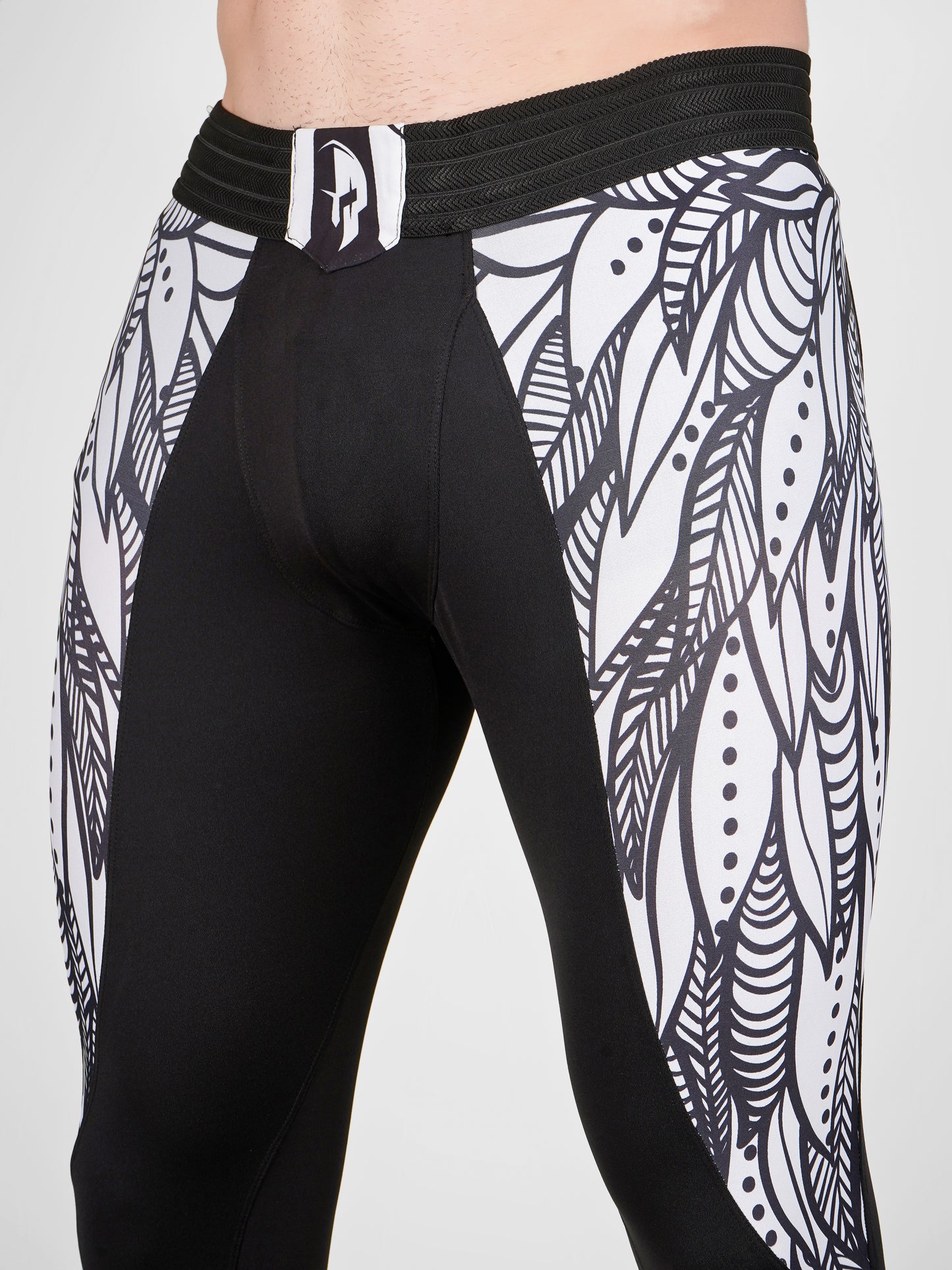 Creed Men's Compression Pants – Twin Eagles Design (Rash Guard)
