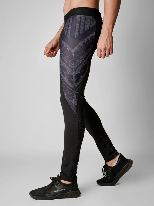 Creed Men's Compression Pants - TĀ MOKO Design (Rash Guard)