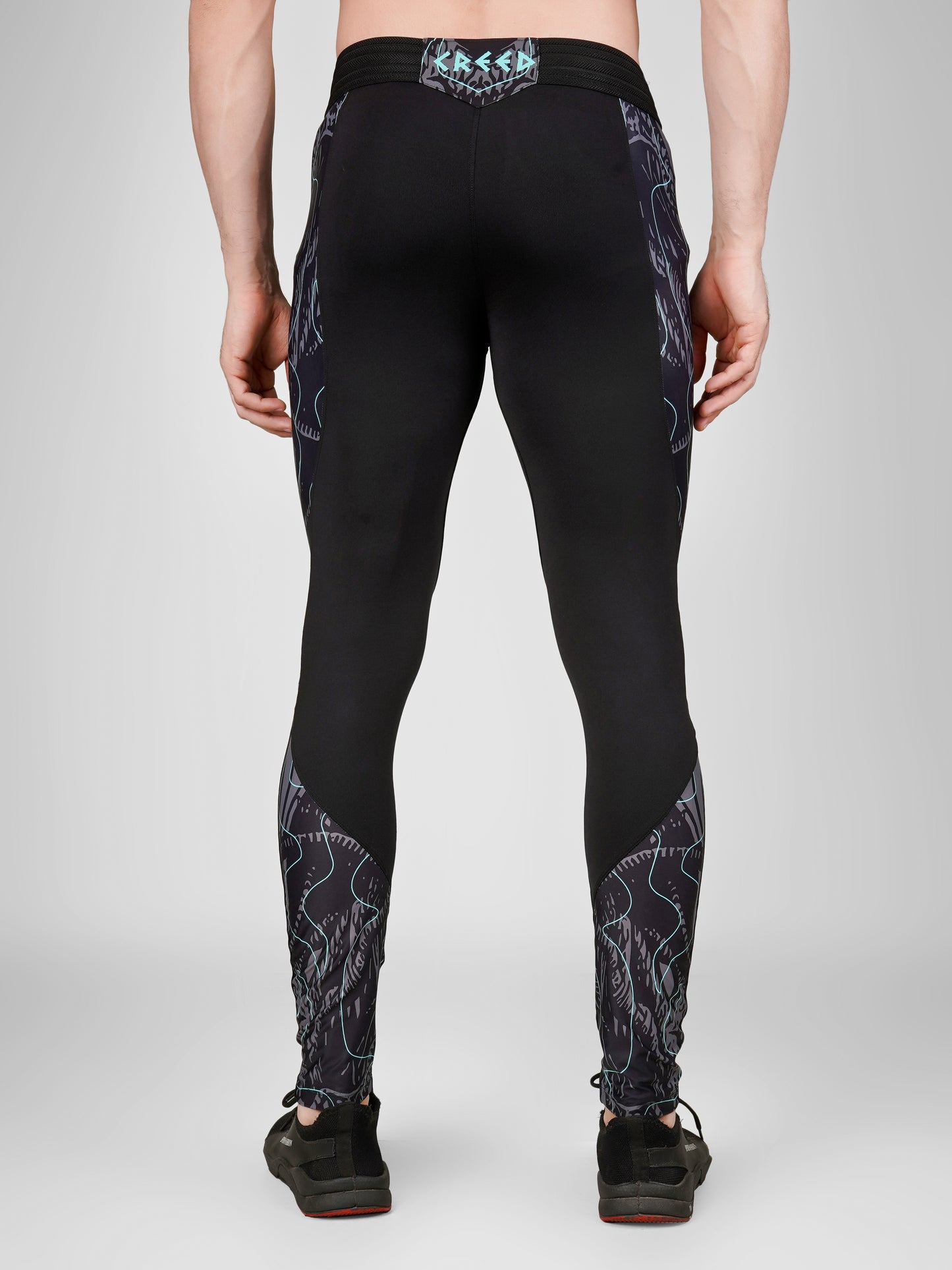 Creed Men's Compression Pants – Leviathan Design (Rash Guard)