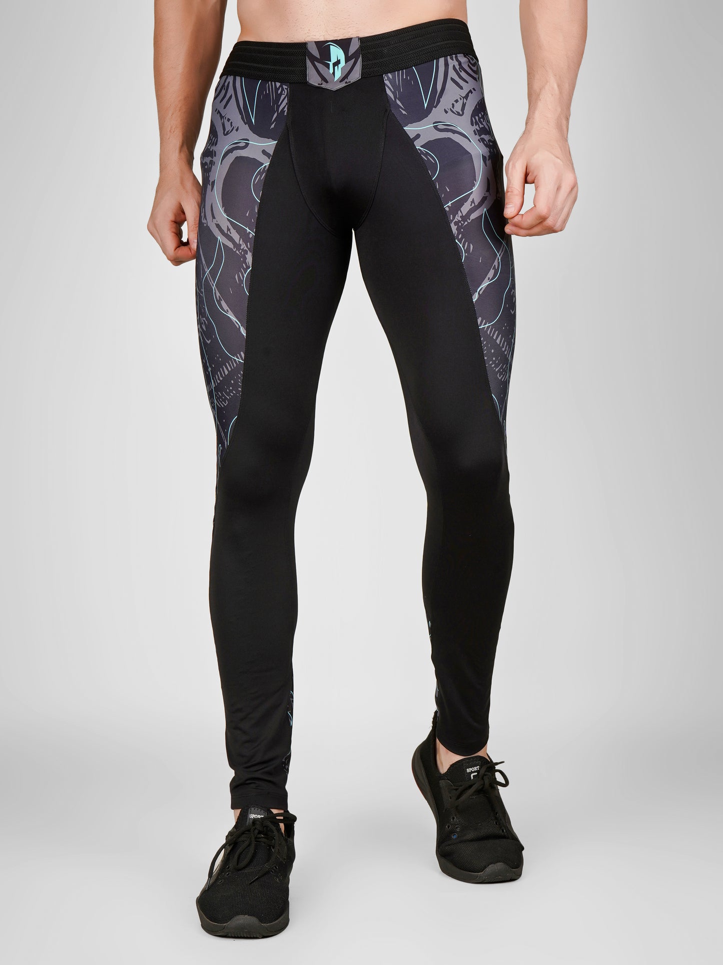 Creed Men's Compression Pants – Leviathan Design (Rash Guard)