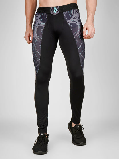 Creed Men's Compression Pants – Leviathan Design (Rash Guard)