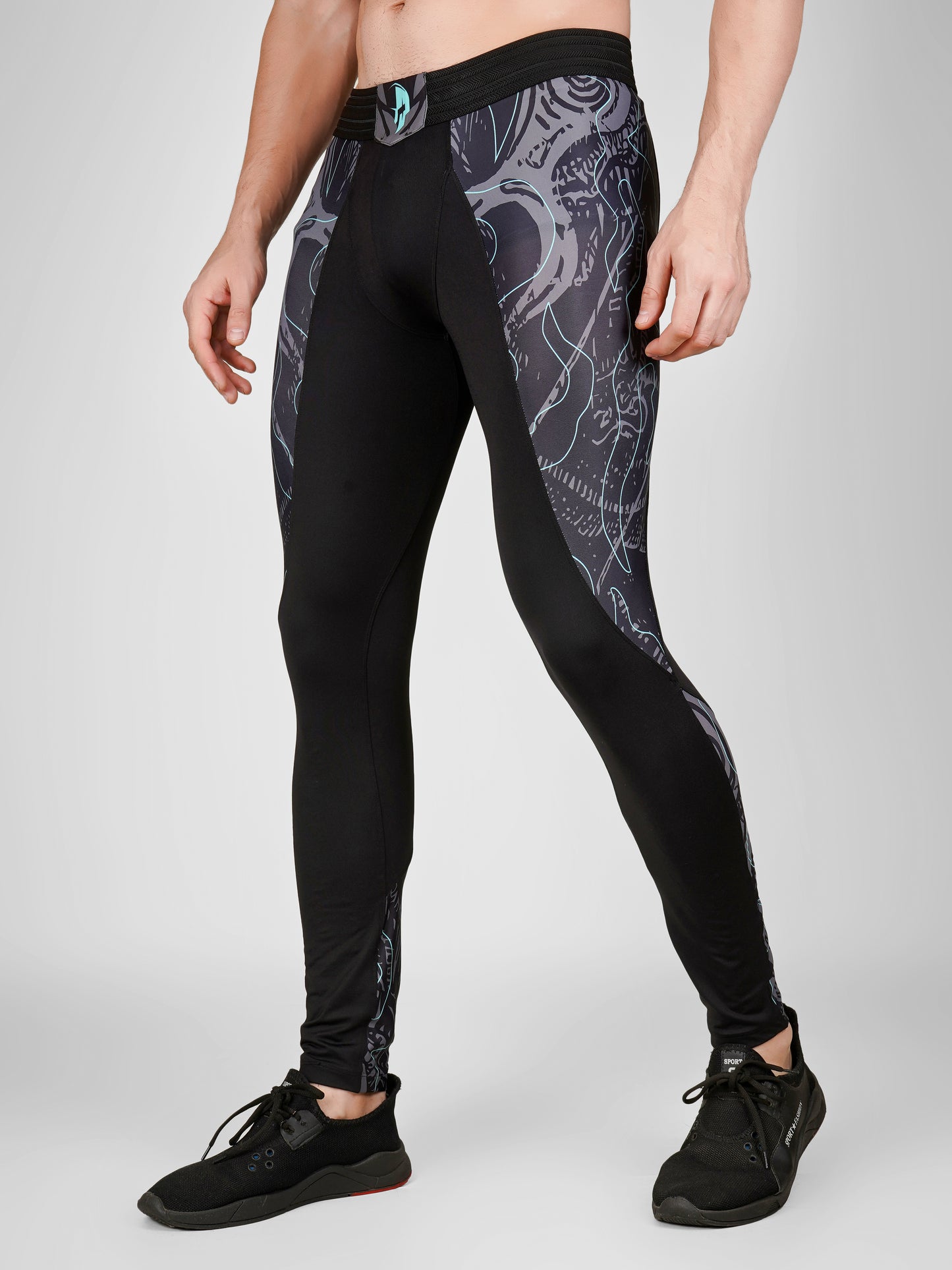 Creed Men's Compression Pants – Leviathan Design (Rash Guard)