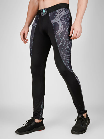 Creed Men's Compression Pants – Leviathan Design (Rash Guard)