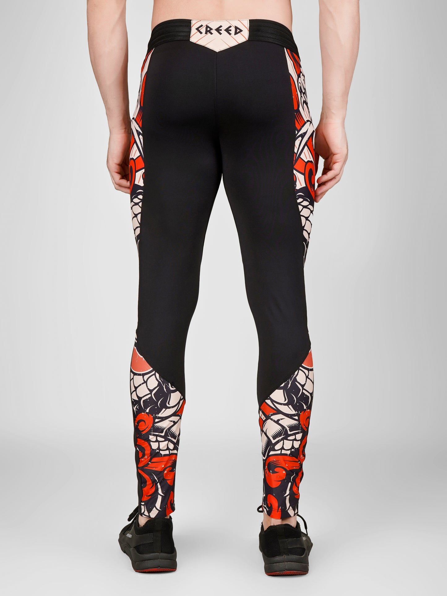 Creed Men's Compression Pants – Bushido Design (Rash Guard)
