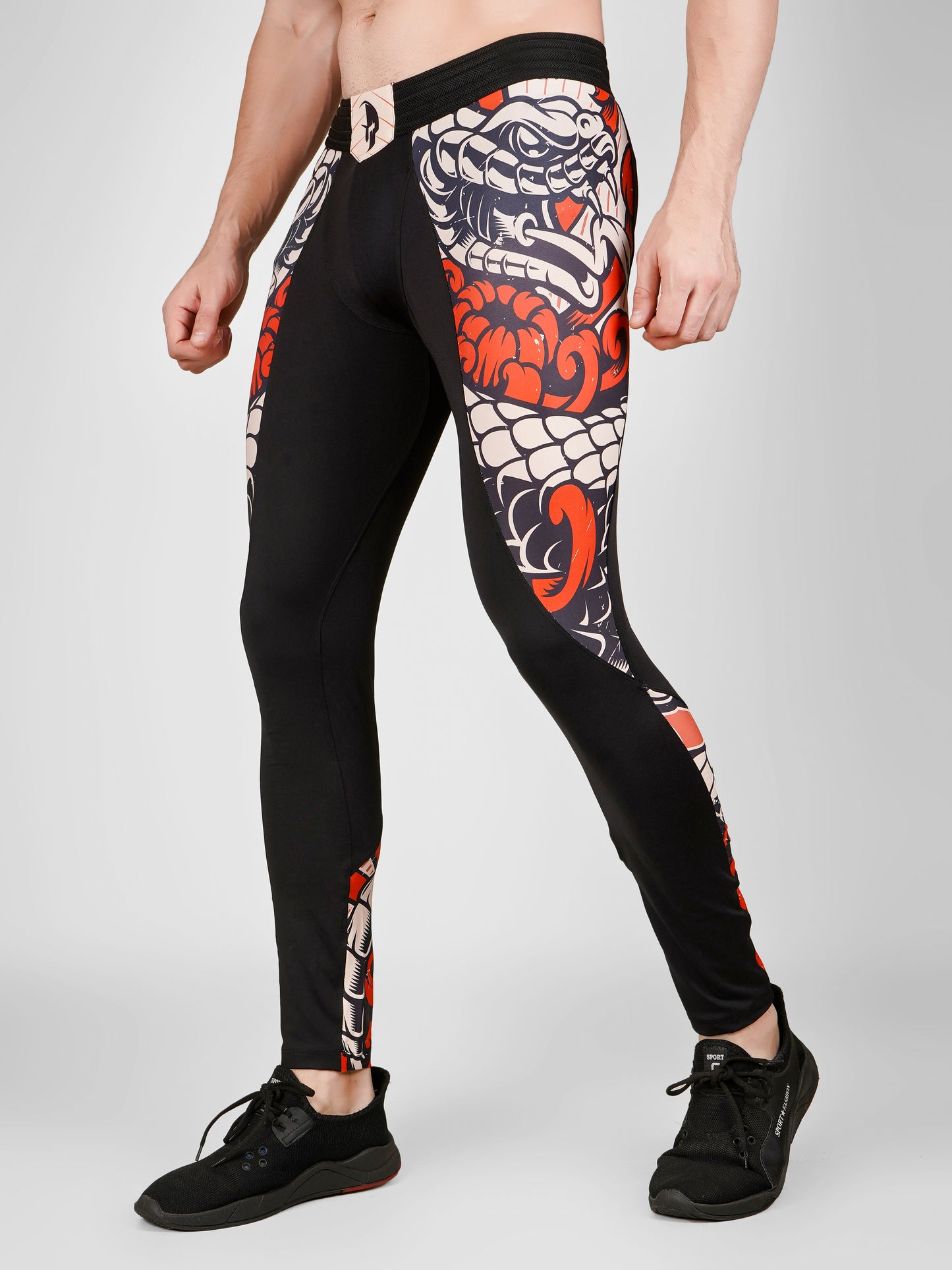 Creed Men's Compression Pants – Bushido Design (Rash Guard)