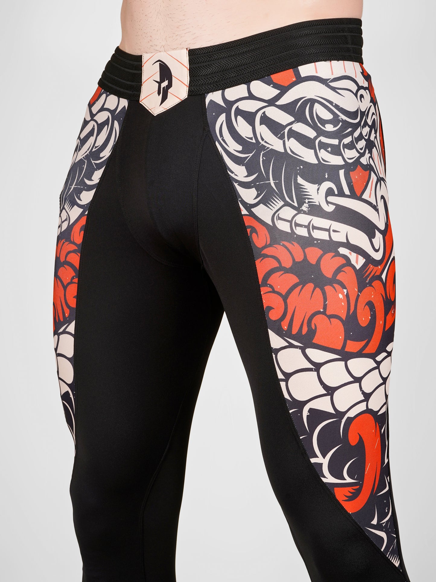 Creed Men's Compression Pants – Bushido Design (Rash Guard)