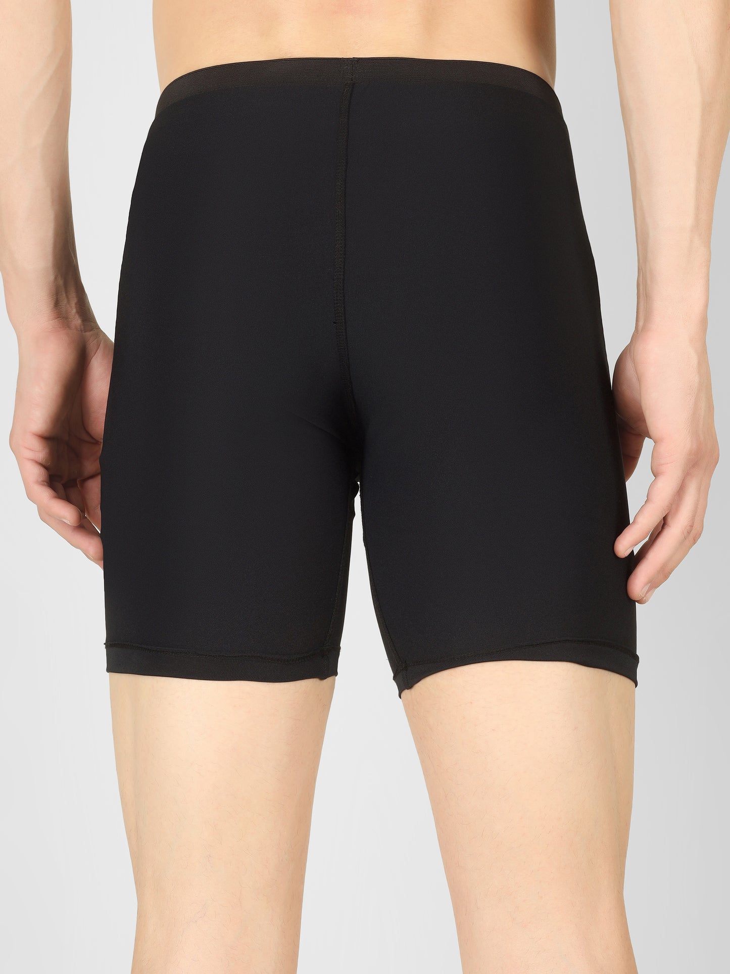 Creed Men's Taurus Black Compression Shorts - Solid Black (Rash Guard)