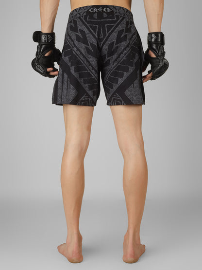 Creed Spartan Fight Shorts - Tamoko Design ( MMA, MUAY THAI, KICK BOXING, BOXING, BJJ )