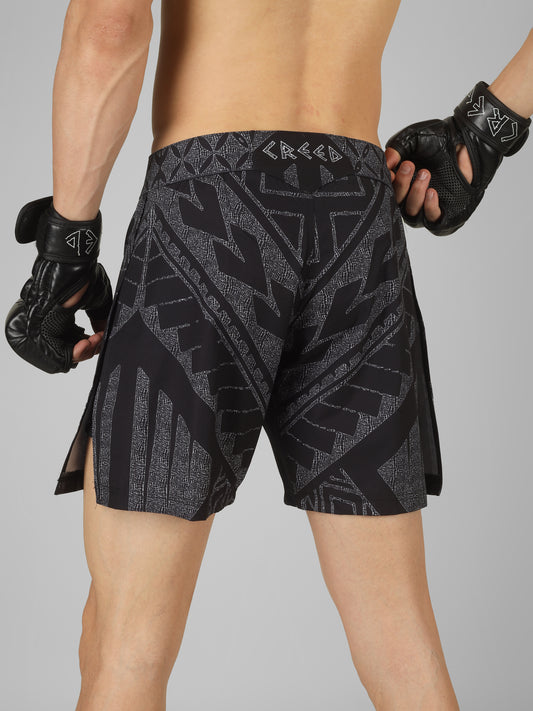 Creed Spartan Fight Shorts - Tamoko Design ( MMA, MUAY THAI, KICK BOXING, BOXING, BJJ )