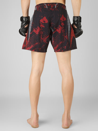 Creed Spartan Fight Shorts - Blood Oath ( MMA, MUAY THAI, KICK BOXING, BOXING, BJJ )