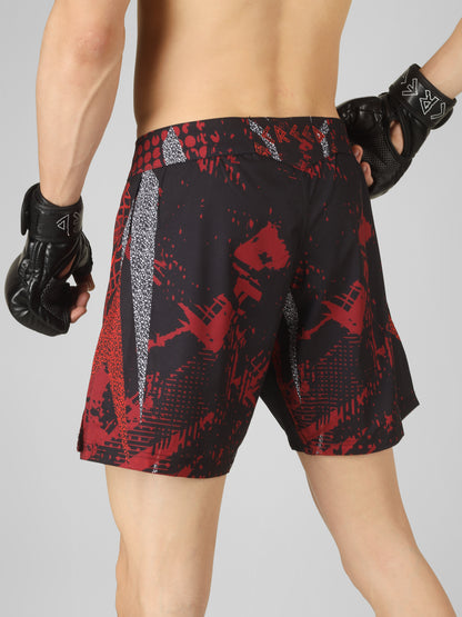 Creed Spartan Fight Shorts - Blood Oath ( MMA, MUAY THAI, KICK BOXING, BOXING, BJJ )