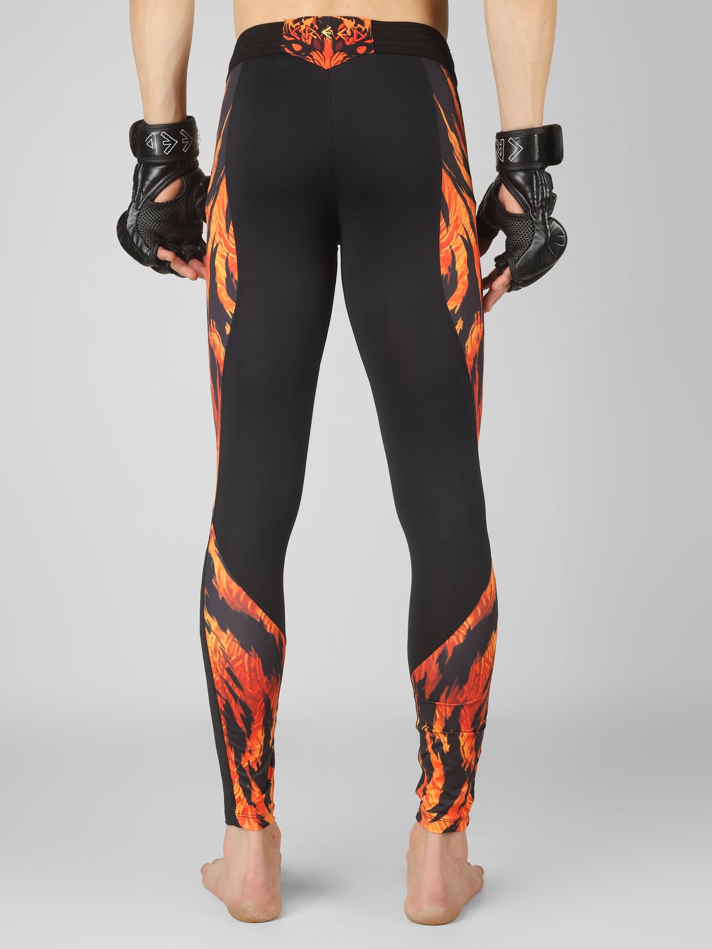 Creed Men's Compression Pants – Sher Khan Design (Rash Guard)