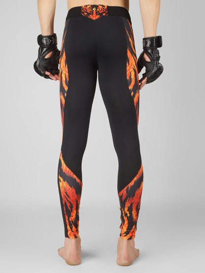 Creed Men's Compression Pants – Sher Khan Design (Rash Guard)