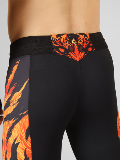 Creed Men's Compression Pants – Sher Khan Design (Rash Guard)