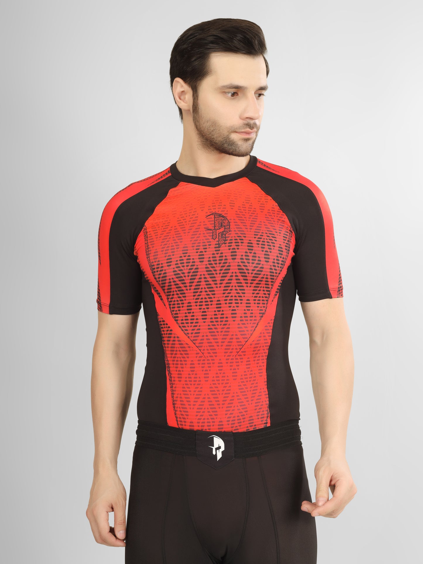 Creed Men's Short Sleeve Compression Top - SAF Design (Rash Guard)