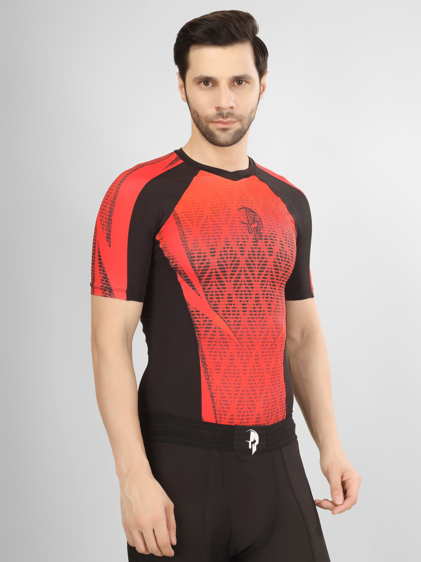 Creed Men's Short Sleeve Compression Top - SAF Design (Rash Guard)