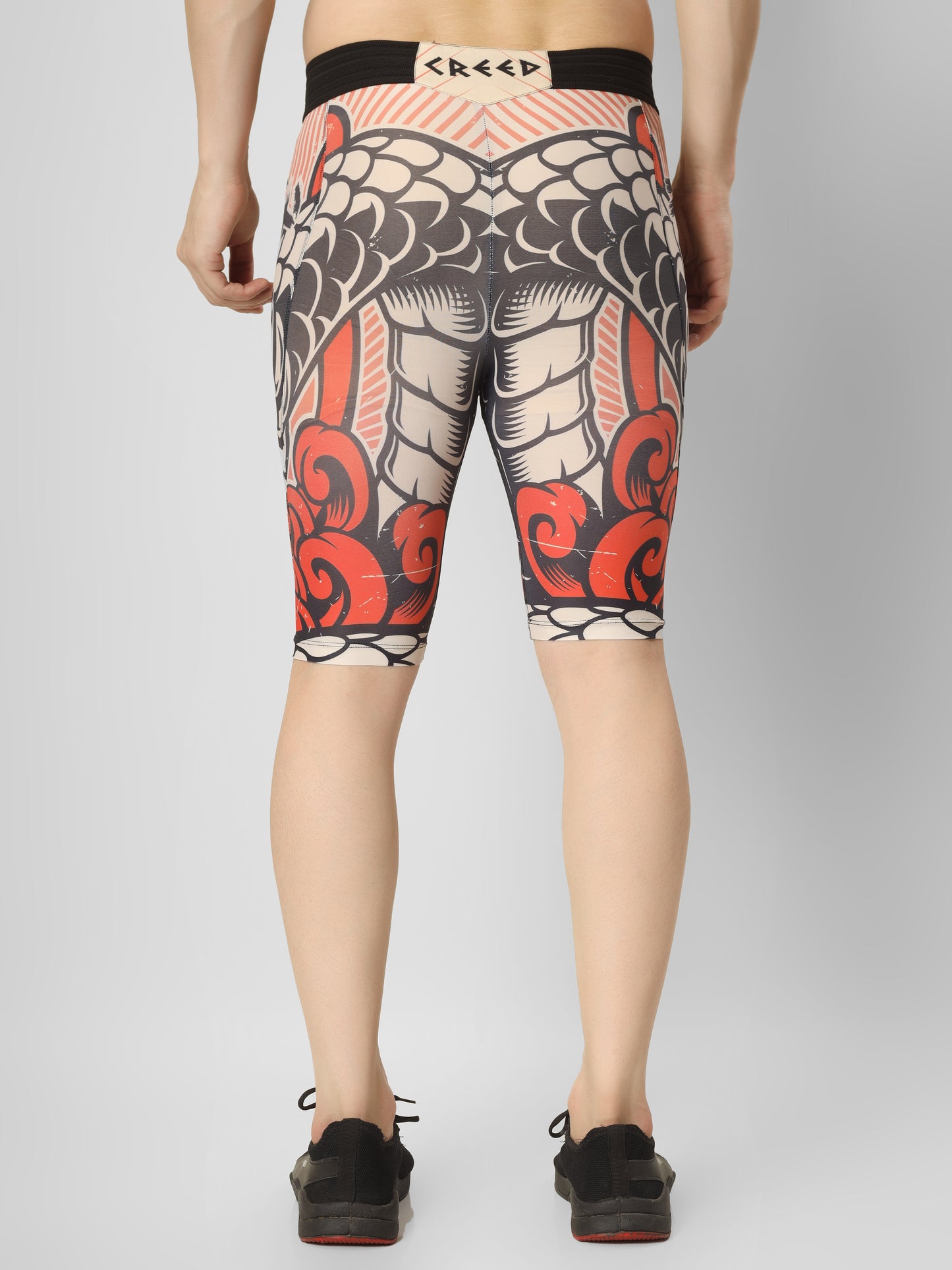 Creed Men's Compression Shorts – Bushido Design (Rash Guard)