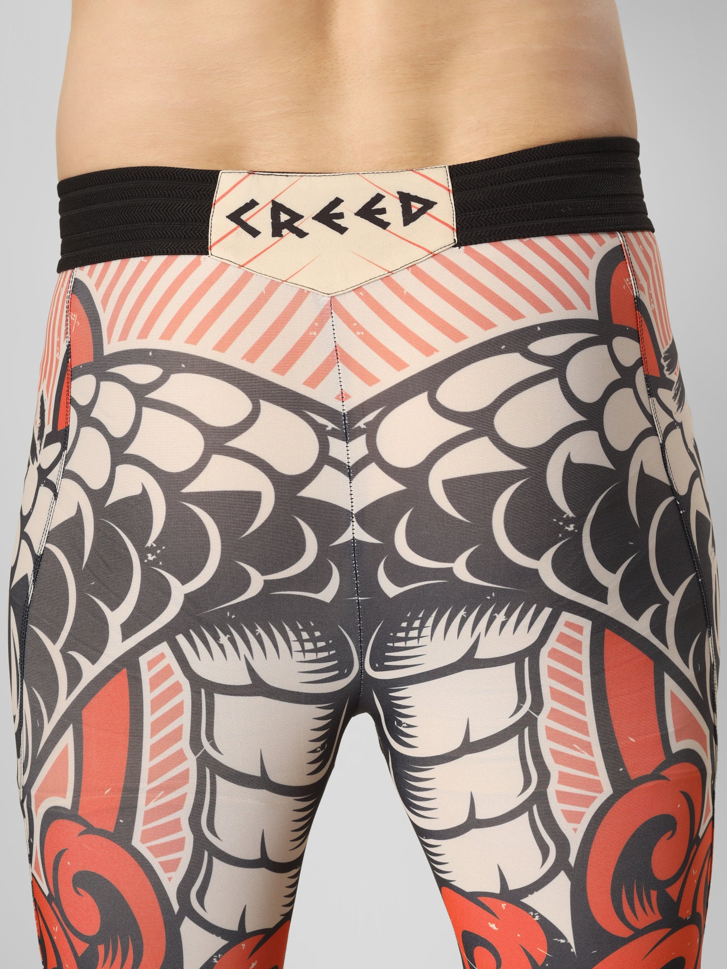 Creed Men's Compression Shorts – Bushido Design (Rash Guard)