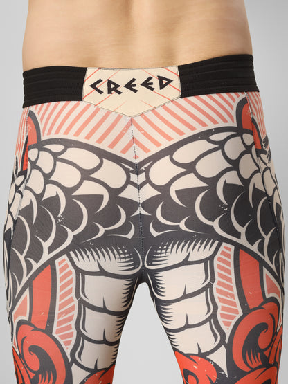 Creed Men's Compression Shorts – Bushido Design (Rash Guard)