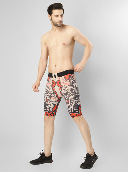 Creed Men's Compression Shorts – Bushido Design (Rash Guard)