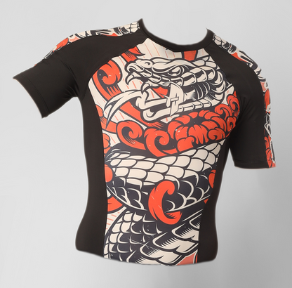 Creed Men's Short Sleeve Compression Top - Bushido Design