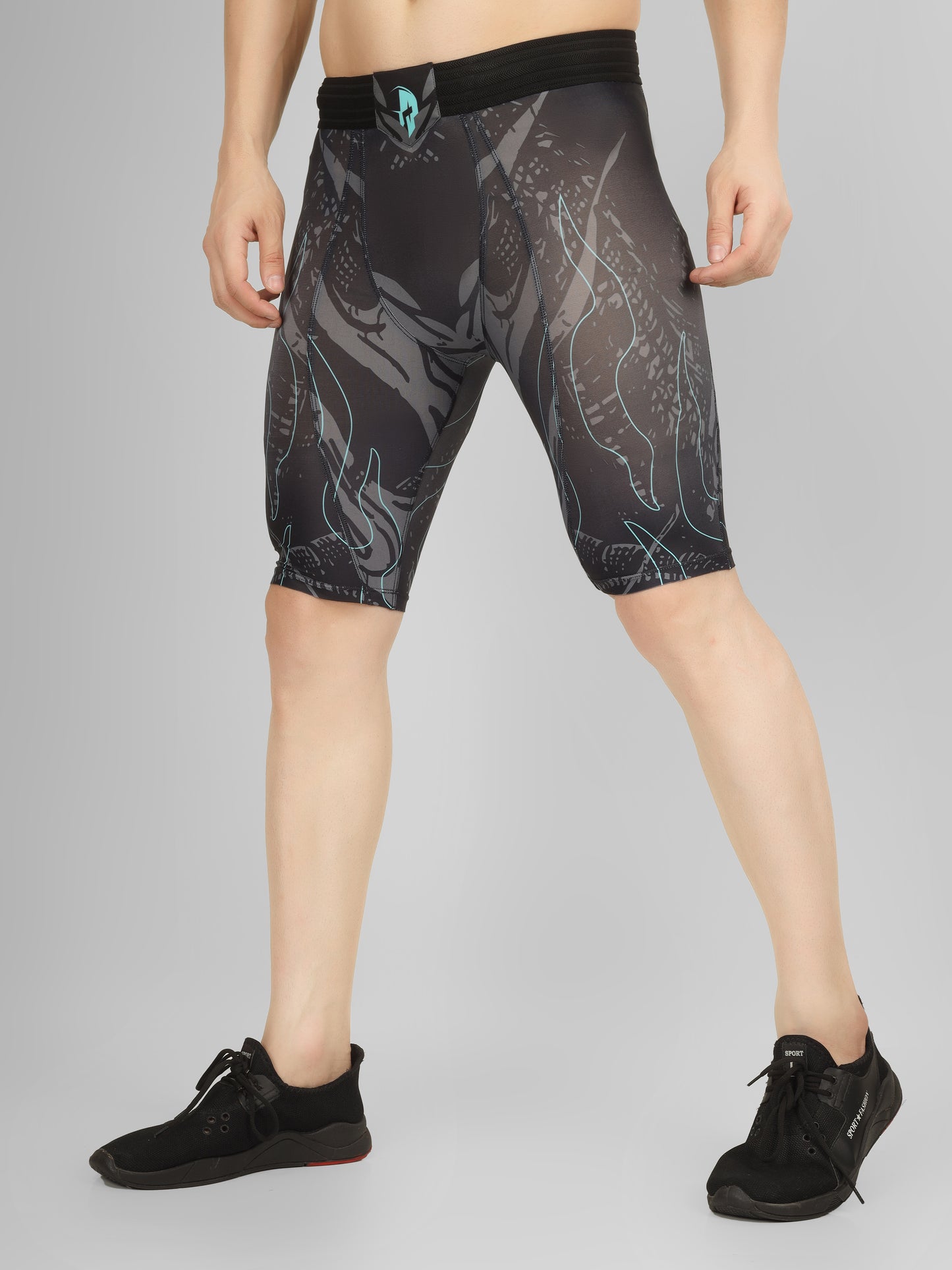Creed Men's Compression Shorts – Leviathan Design (Rash Guard)