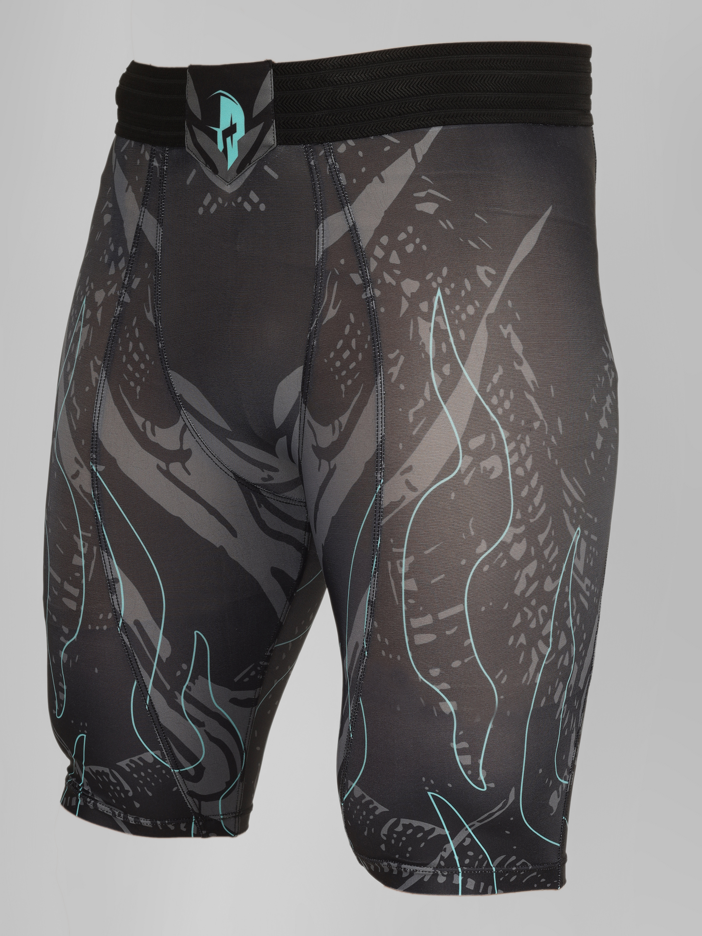 Creed Men's Compression Shorts – Leviathan Design (Rash Guard)
