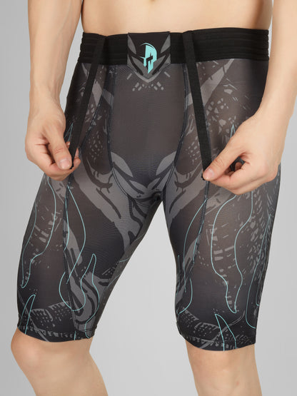Creed Men's Compression Shorts – Leviathan Design (Rash Guard)