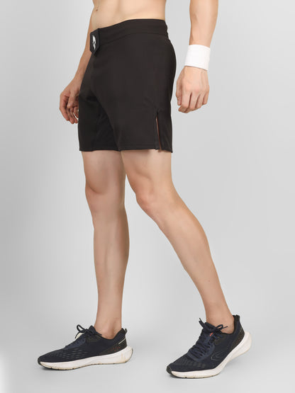 Draco Fight Shorts – Solid Black