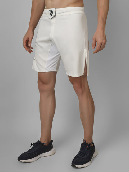 Draco Fight Shorts – White