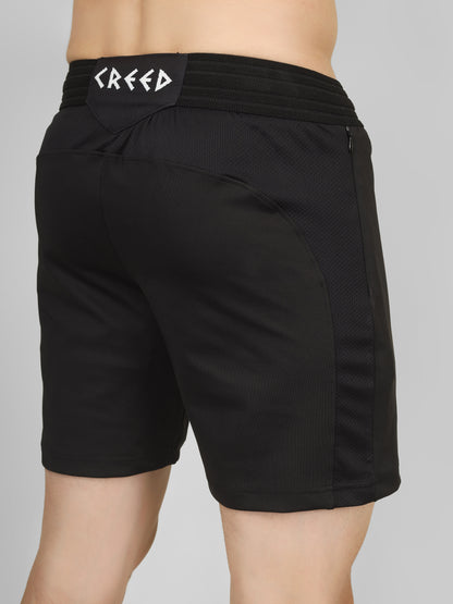 Leo Training Shorts - Solid Black