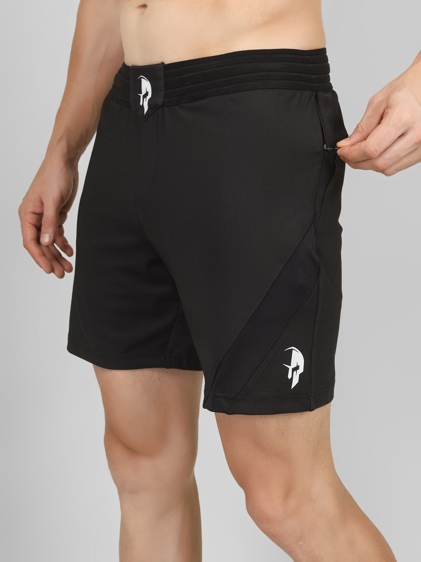 Leo Training Shorts - Solid Black