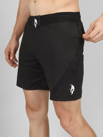 Leo Training Shorts - Solid Black