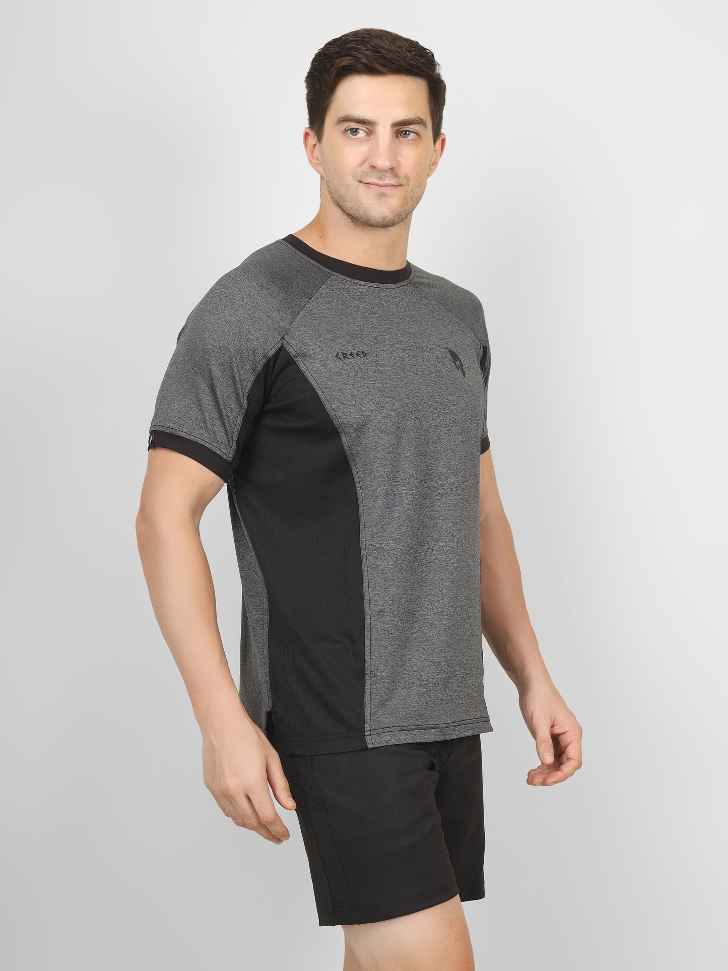 Creed Hercules Fit – Grey Melange T-Shirt