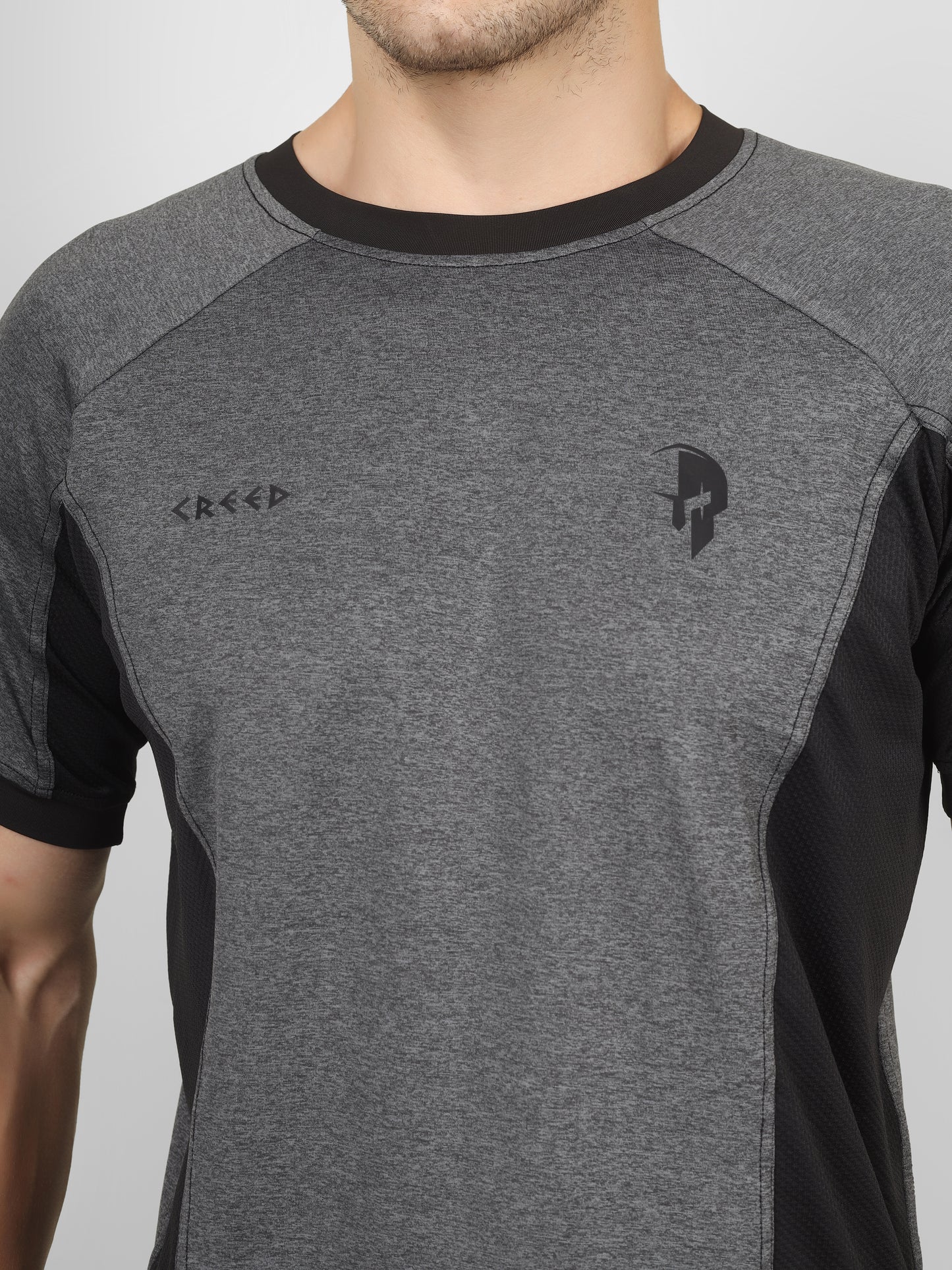 Creed Hercules Fit – Grey Melange T-Shirt